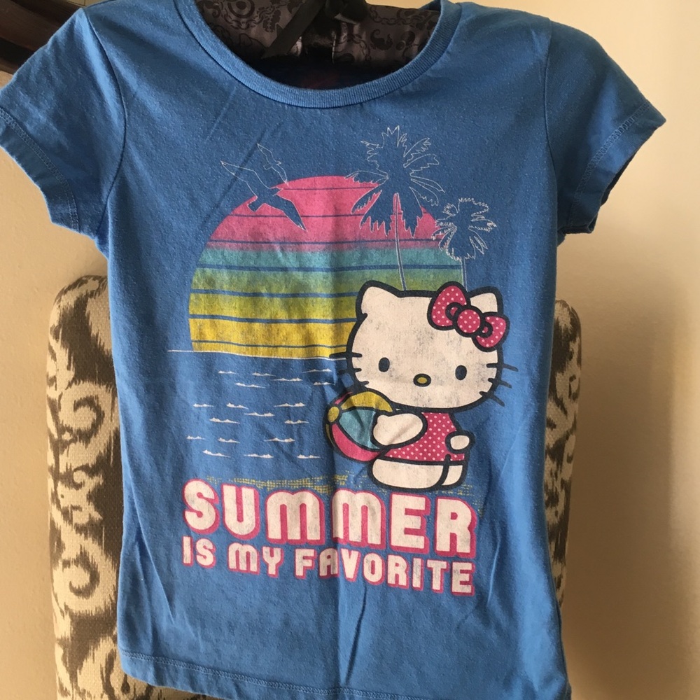 Hello Kitty‎ summer tee sz small girls